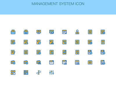 management system icons
