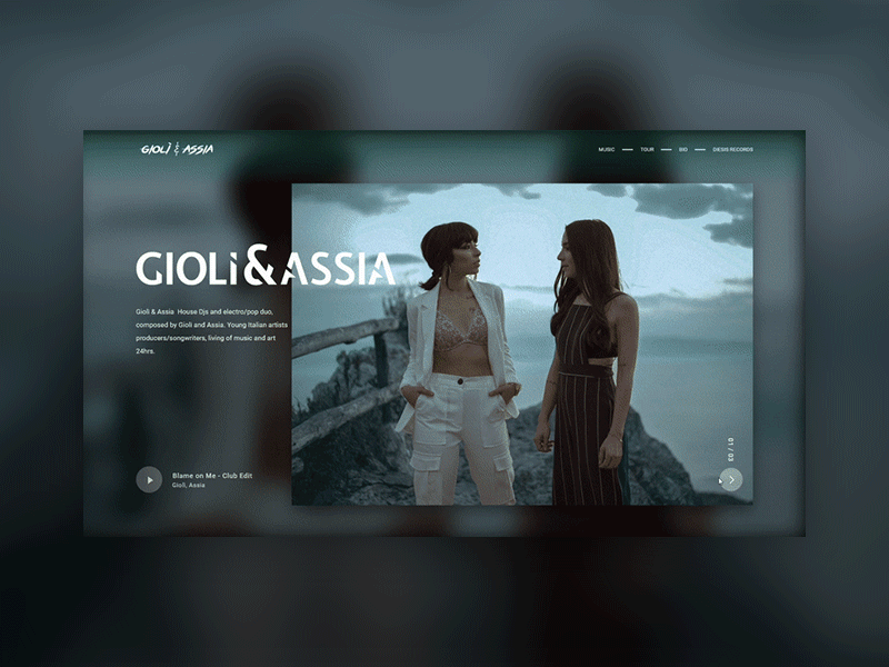 Hero design concept - Gioli&Assia
