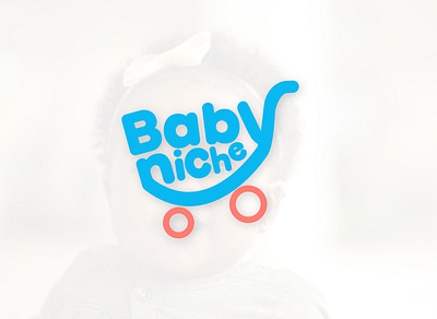 Baby Niche Logo baby babyniche branding design flat ghana logo typography