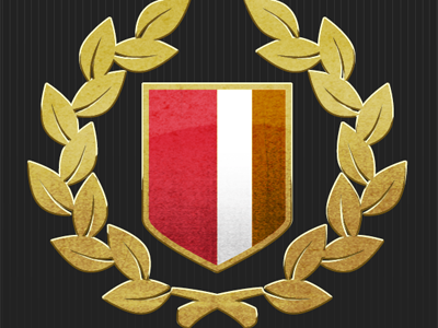 Dual Republic treatment 1 coat of arms crest emblem metal