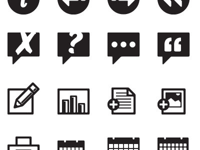 Urban Icons font icon lineart web app
