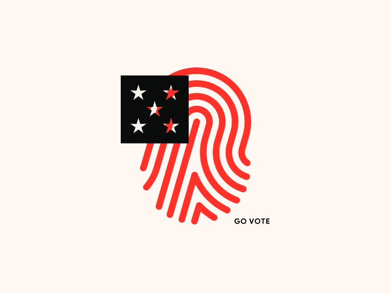 Vote 2d after affects america animation art design dribbble gif graphic design motion design united states usa vector vote votes