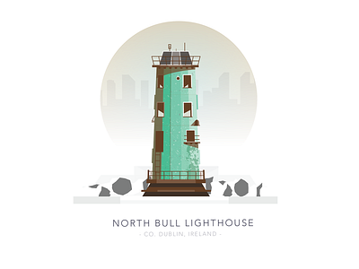 North Bull Lighthouse, Co. Dublin, Ireland building house ireland light lighthouse