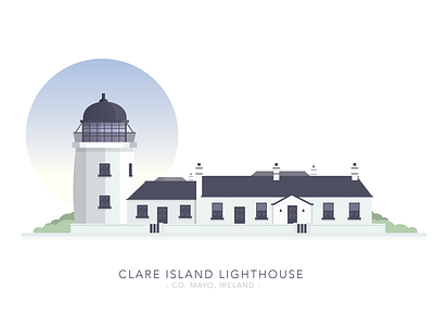 Clare Island Lighthouse, Co. Mayo, Ireland building house ireland light lighthouse mayo