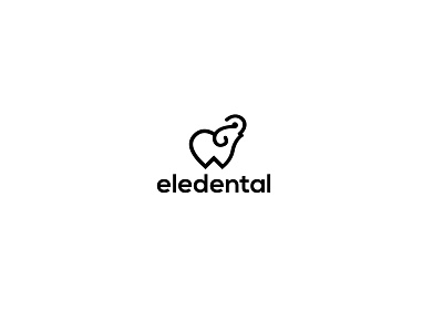 eledental animal art animal logo animals branding care dental design designer elephant icon identity illustration logo logodesign mark strong teeth typogaphy ui vector