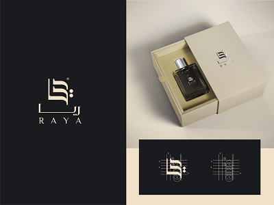 Raya Arabic Perfumes arabic font arabic logo branding design designer icon identity illustration logo logo mark logodesign logotype mark package design packaging perfume perfumes ui vector