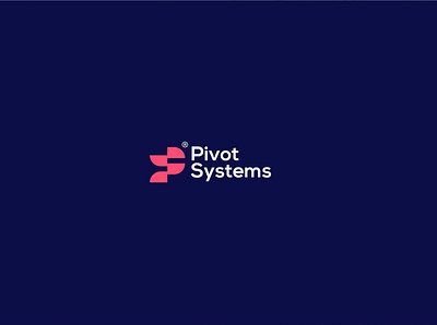 Pivot Systems branding design designer icon identity illustration infrastructure it letter p letter s logo logodesign mark services services van solutions typography ui vector