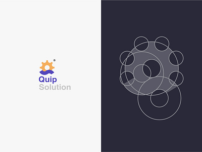 Quip Solution Q+S branding design designer icon identity illustration letter q letters letttering logo logodesign mark qs service solution ui vector