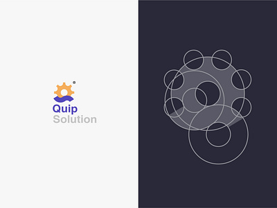 Quip Solution Q+S branding design designer icon identity illustration letter q letters letttering logo logodesign mark qs service solution ui vector