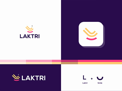 Laktri - online market 3d animation branding design designer graphic design icon identity illustration l letter logo market motion graphics online online store store ui ux vector