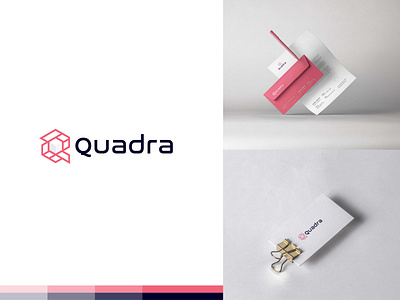 Quadra 3d animation branding cube design designer graphic design icon identity illustration logo motion graphics q quadra square ui ux vector