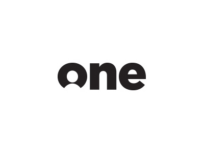 One black easy gotham logo negative space one person simple