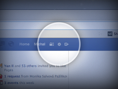 Facebook Logout By Michal Salva On Dribbble