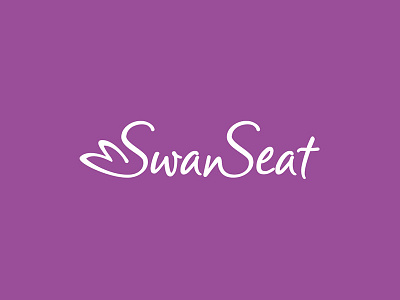 Swan Seat animal hygiene logo purity purple seat swan toilet