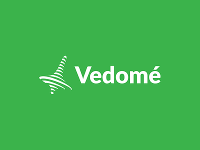 Vedome - logo ecologic ecology icon lato lines logo motion rotation simple spinner stencil