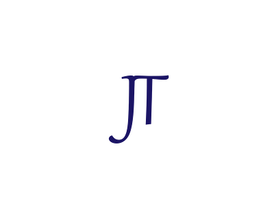 π design illustrator initial initial logo initials j logo letters logo maths name pi t logo typogaphy ui
