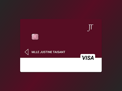 MaroonCard black card credit card dailyui dailyui 002 design figma maroon payment ui white