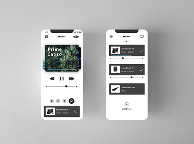 Bose Soundtouch Redesign app bose brand dashboad design home music smart speaker smarthome ui ux