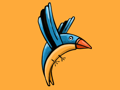 Birds the word autodesk bird birds branding colors design fun illustration lifetakestime rendering sketch