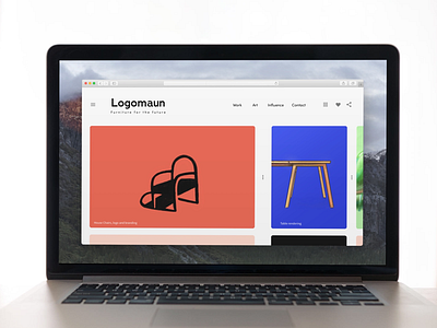 Logomaun portfolio layout