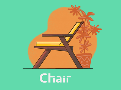 The daily chair branding chair colors design furniture layout lifetakestime sketch style