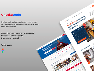 website re-design for checkatrade.com