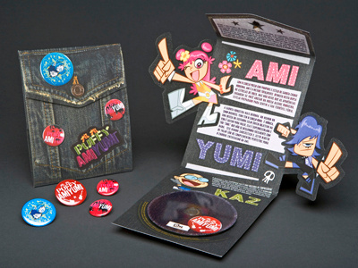 Hi Hi Puffy Ami Yumi sales mailer award winning creative mailer sales