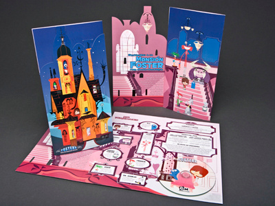 Foster Home for Imaginary Friend sales mailer award winning creative interactive kids media mailer promotion sales