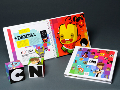 Cartoon Network sales kit book creative kids kit media sales