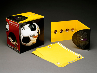 Copa Toon Press Kit award winning kids media packaging press kit soccer