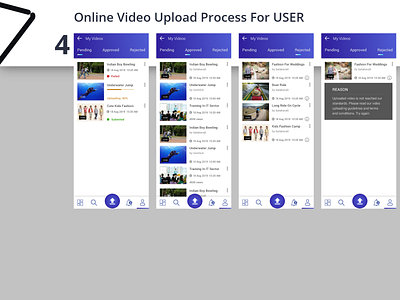 Mobile Application for Online Video Upload mobile application for video
