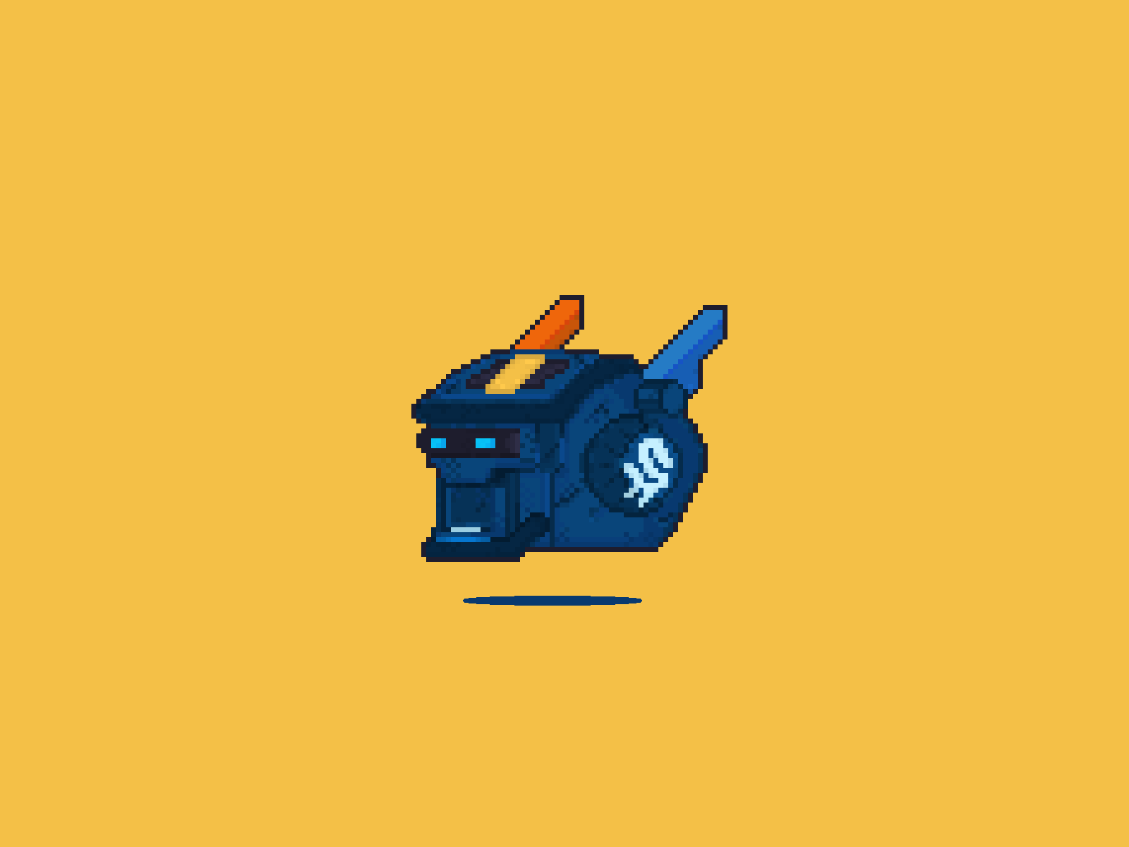 Talkative chappie animation chappie pixel pixel animation pixelart pixels