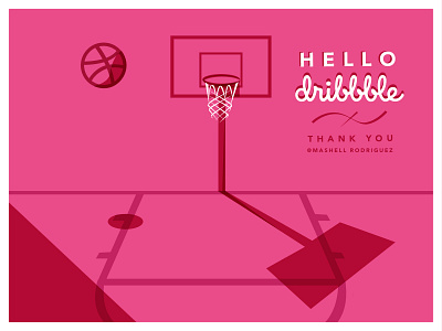 First Shot! dribbble first shot intro thank you