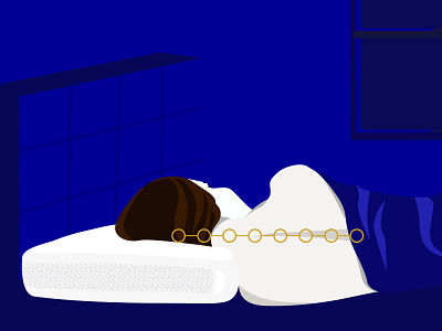 Pillow Talk illustr8ed illustrated illustration pillow sleep woman