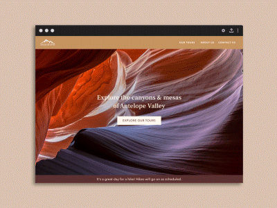 Antelope Canyon Travel Website