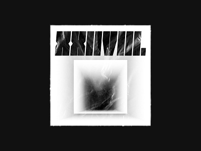 221018. abstract album album art art art direction black white brand brand and identity design digital distorted experiment exposition graphic design minimal music poster poster design posterart typography