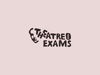 Theatre Your Exams Logo art artistic awesome branding creative design literature logo logo design minimalist theatre vector