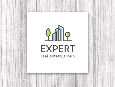Logo. Real estate group. Expert illustrator logo logo design minimalism real estate logo vector