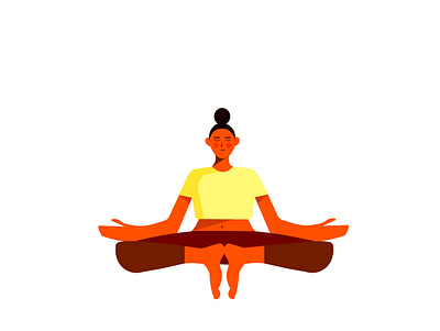 yoga characterdesign design flatcharcter desgine illustration