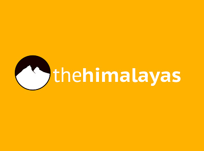 the himalayas logo illustration logodesign typography