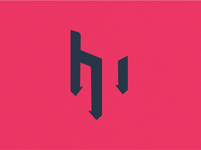 'HM' logo branding design illustration illustrator logo minimal vector web