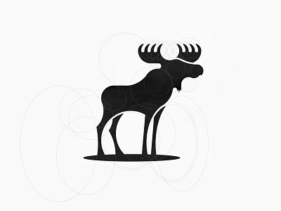Skogskung Moose Logo animal buck deer logo moose