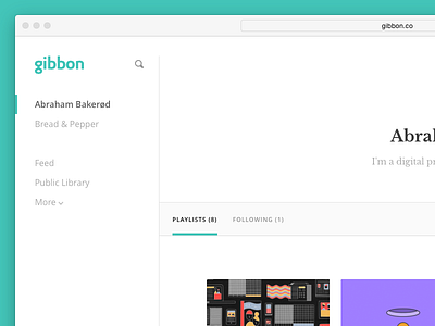 New Gibbon User Profiles