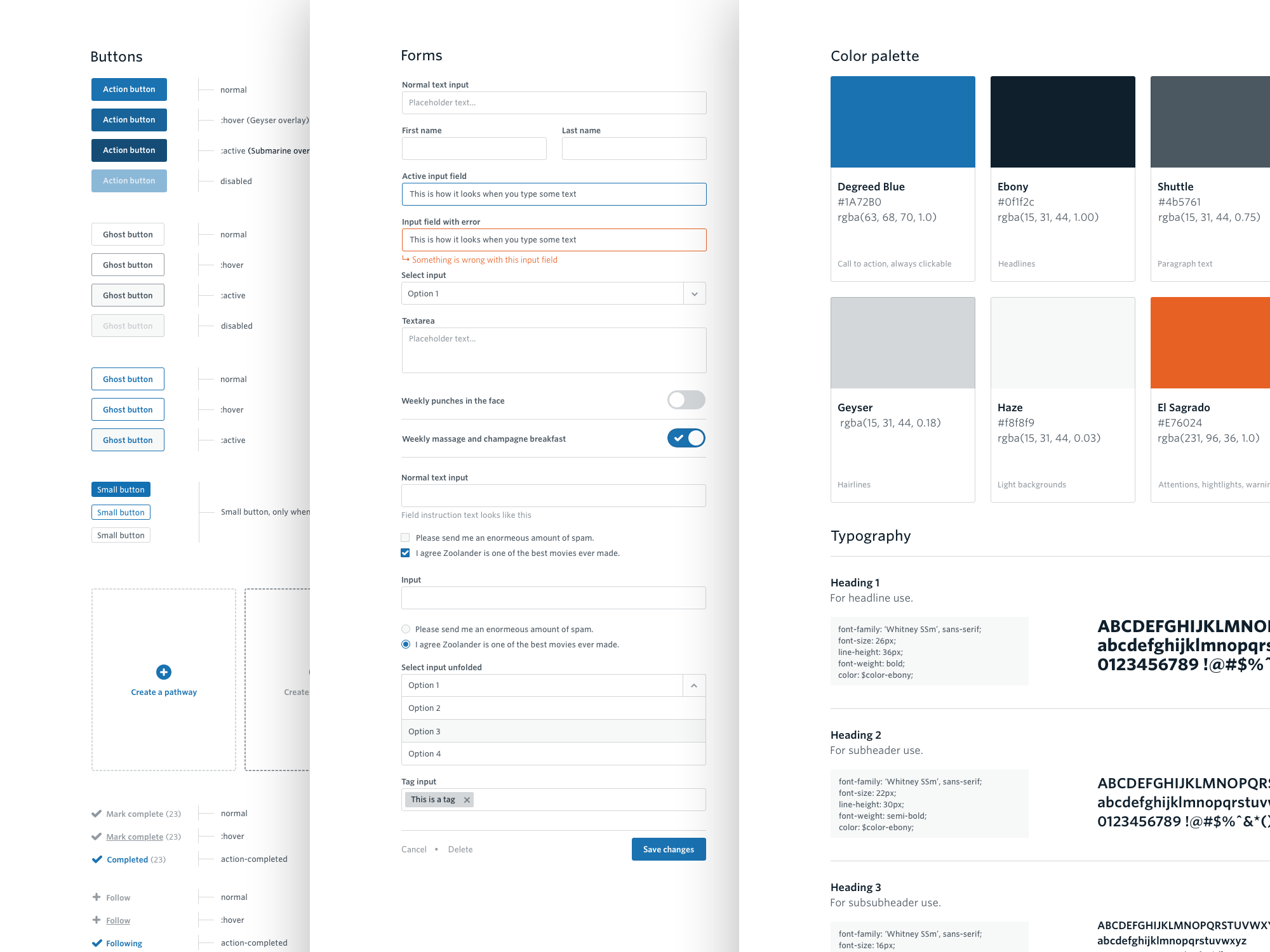 Degreed Style Guide by Wouter de Bres for Degreed on Dribbble