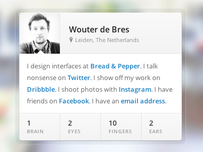 WdeB Profile avatar light profile