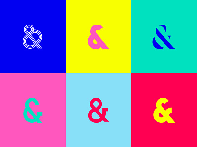 Ampersand Explorations ampersand glyph logo sign symbol
