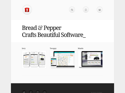 Bread & Pepper Website Overhaul