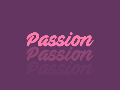 Passion | Logo Design branding design identity illustration illustrator logo typography vector