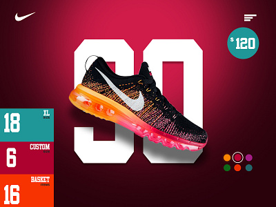 Nike90 Store design ui web website