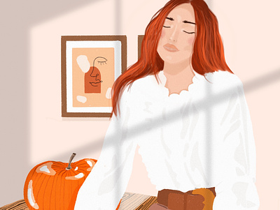 Calendrier 2021 | Novembre digital female feminine feminist girl character girlpower illustration procreate women empowerment women in illustration